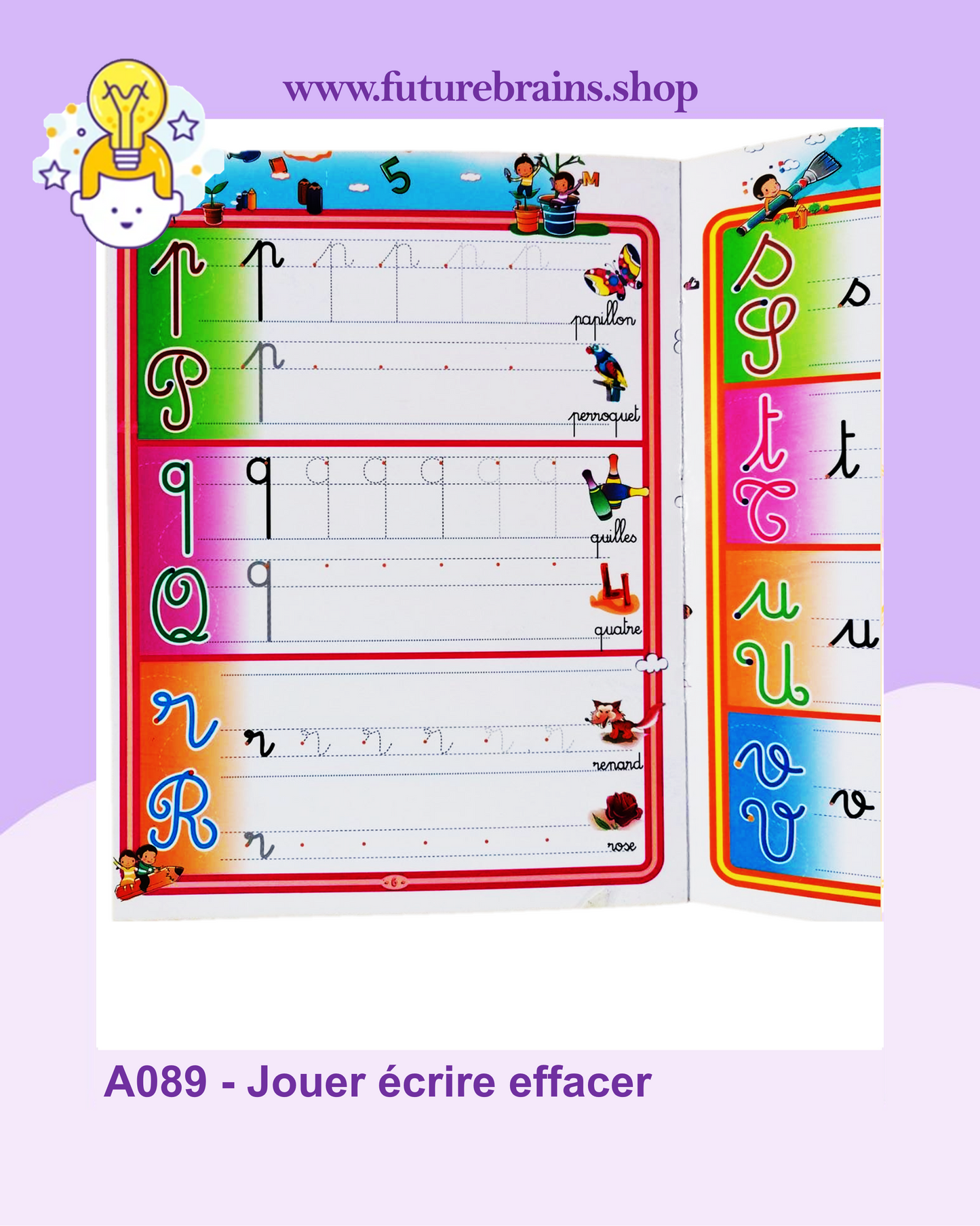 I write and I clean / Jouer ecrire effacer / أكتب وأمحو