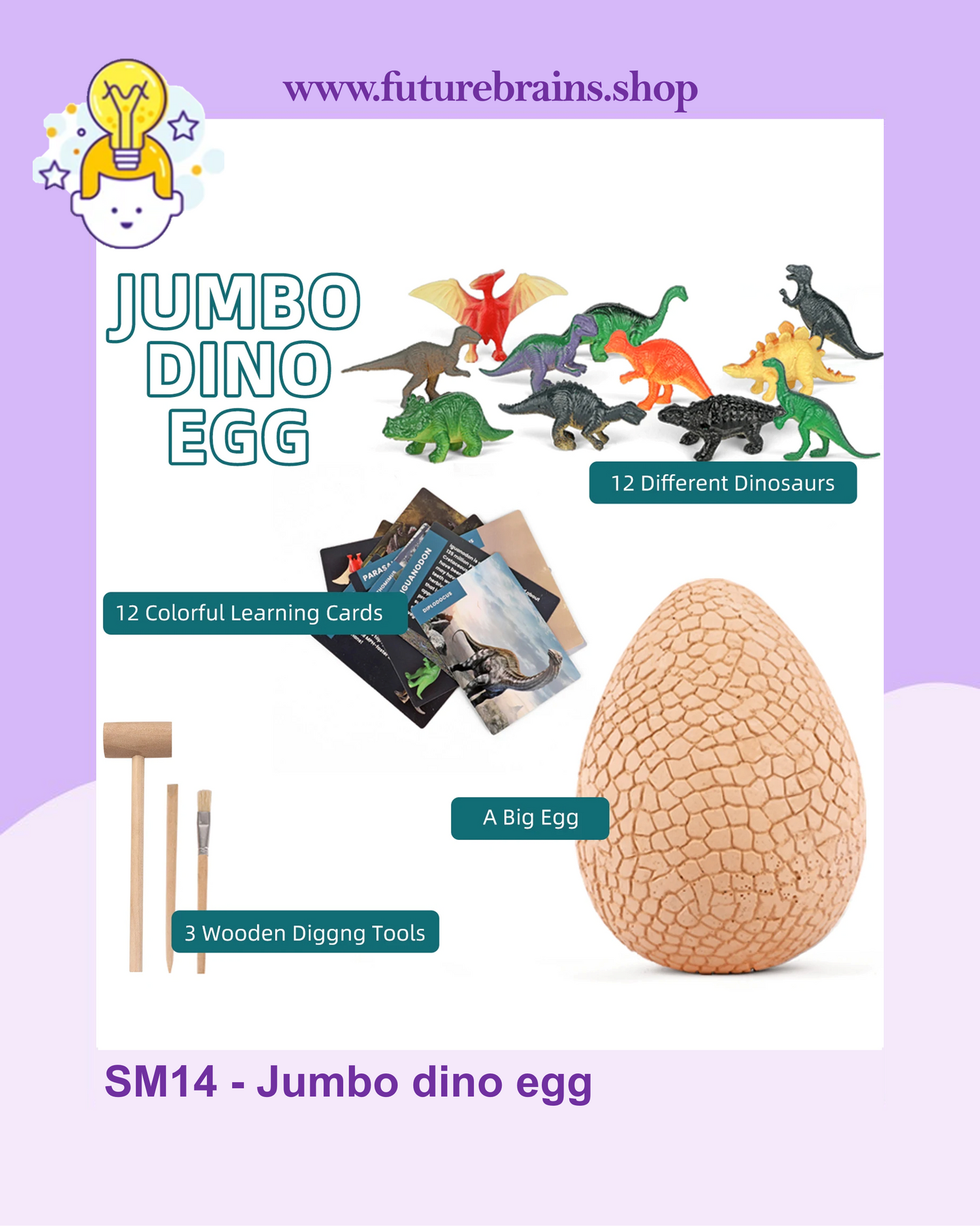 SM14 - Jumbo dino egg
