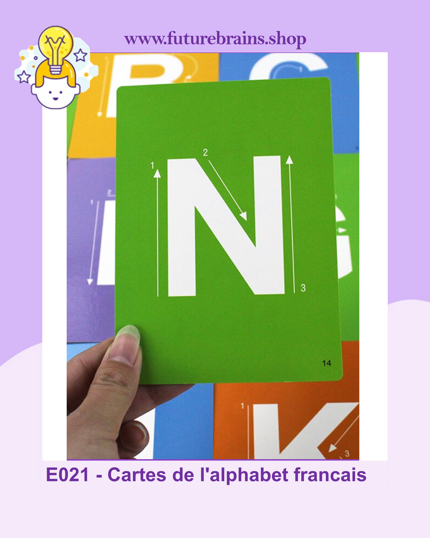 E021 - Cartes de l'alphabet francais