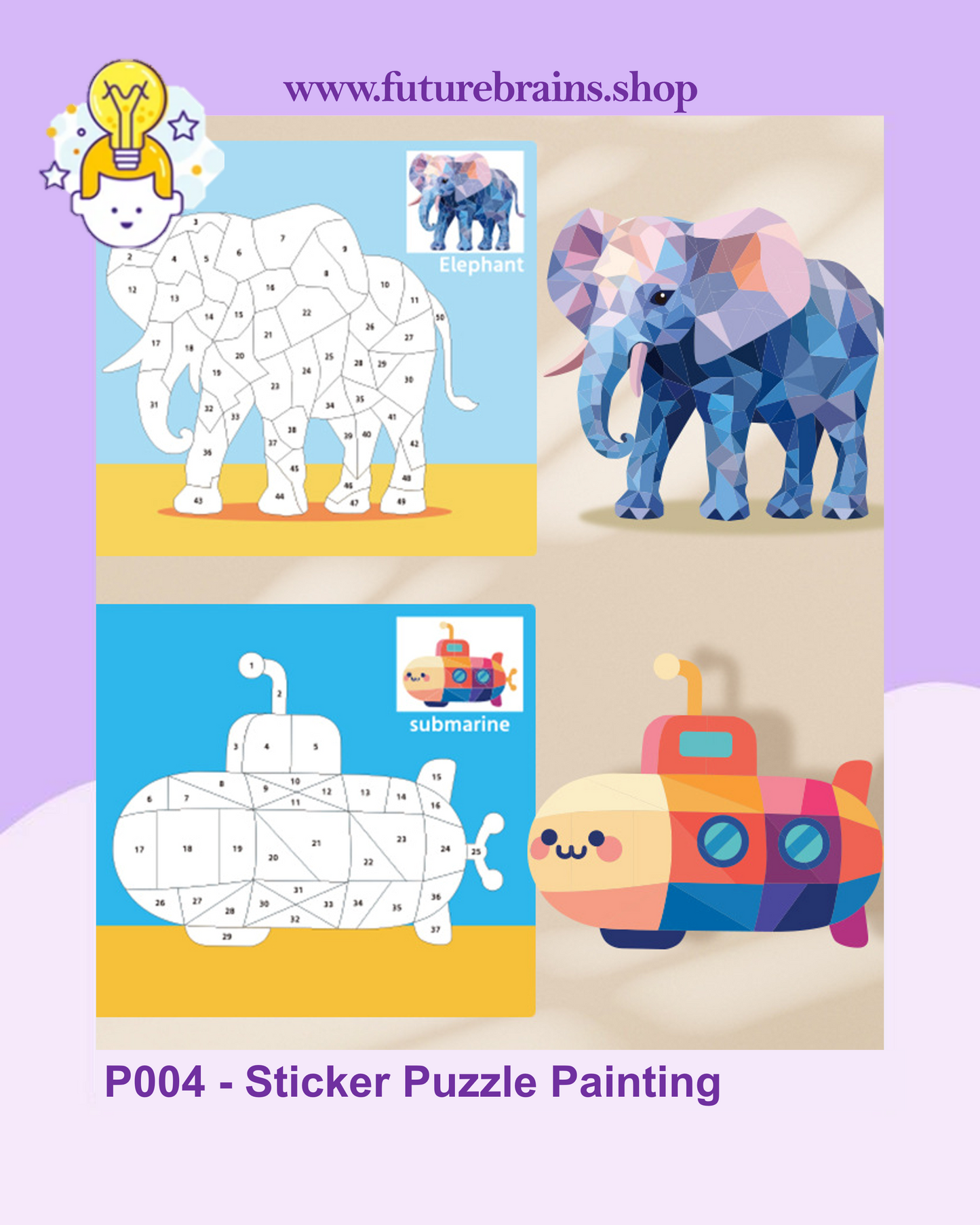 P004 - Sticker Puzzle Painting