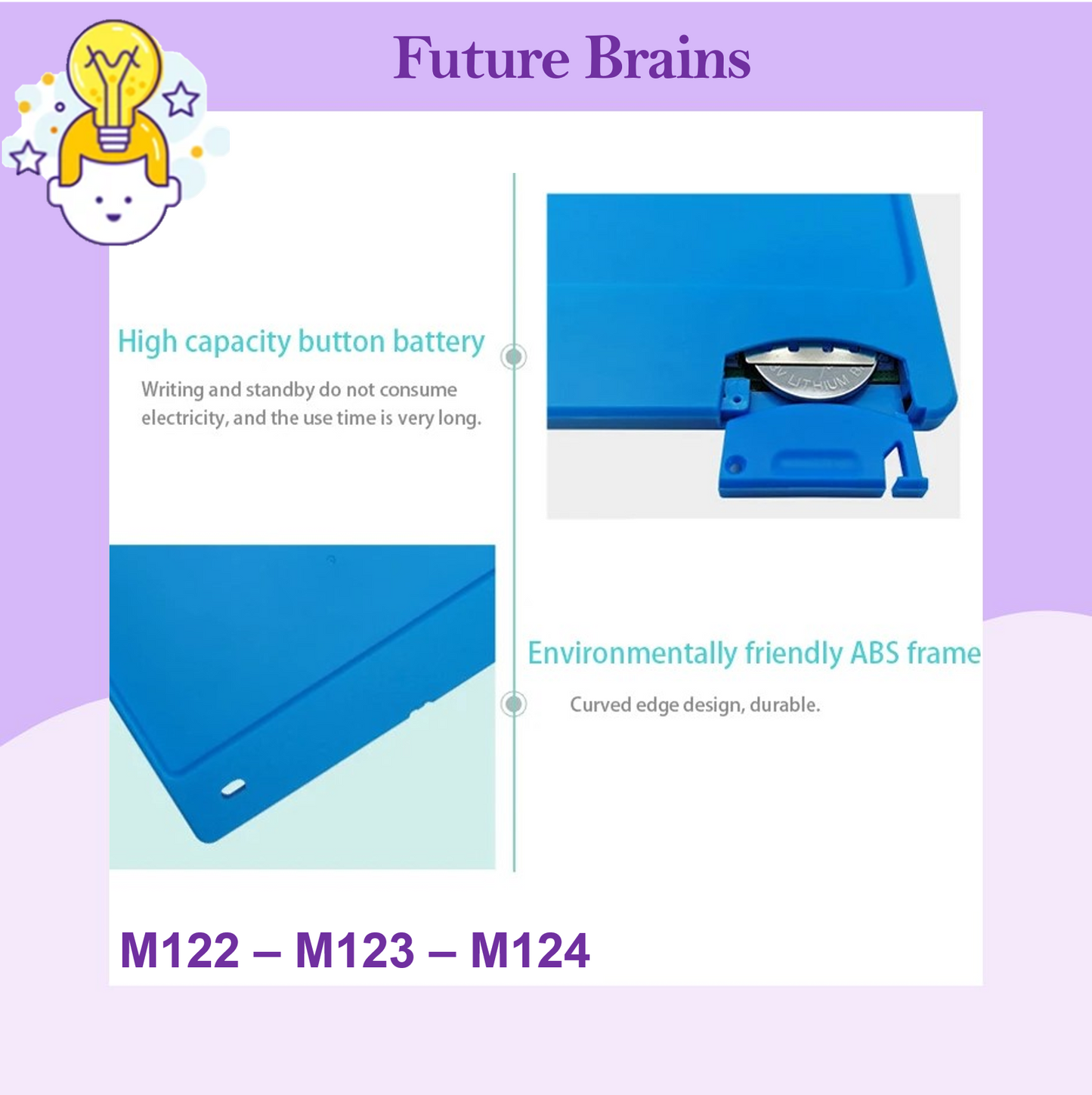 LCD writing tablet (multicolor)