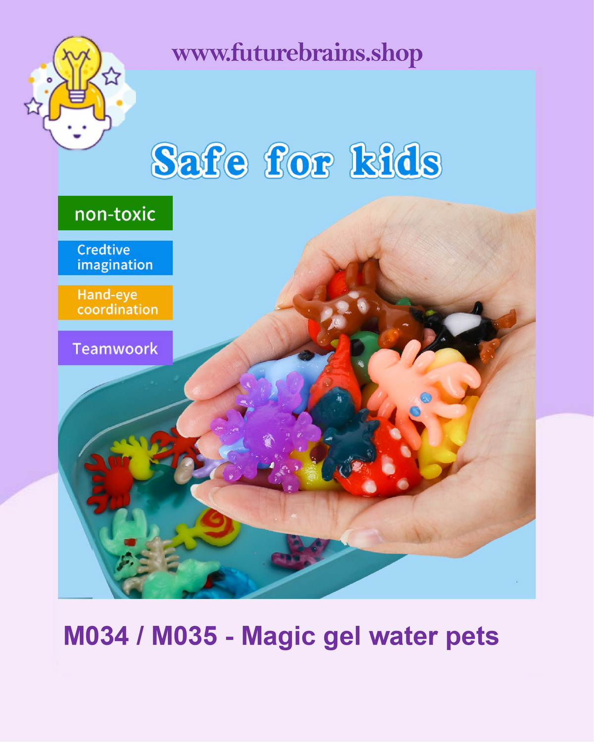 Magic gel water pets