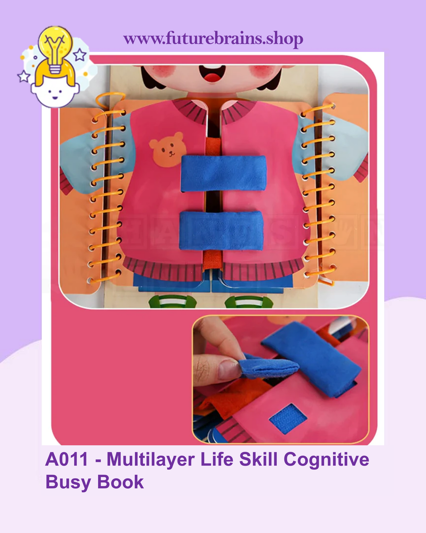 A011 - Multilayer Life Skill Cognitive Busy Book