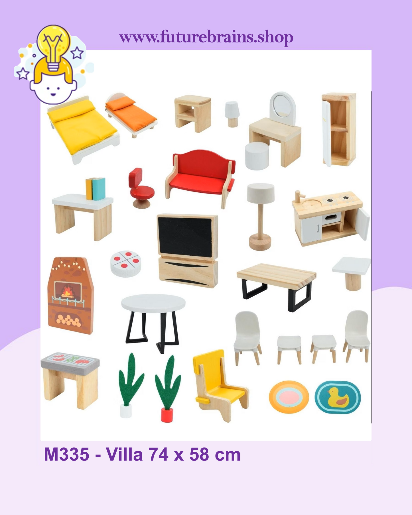 M335 - Villa 74 x 58 cm (FREE DELIVERY)
