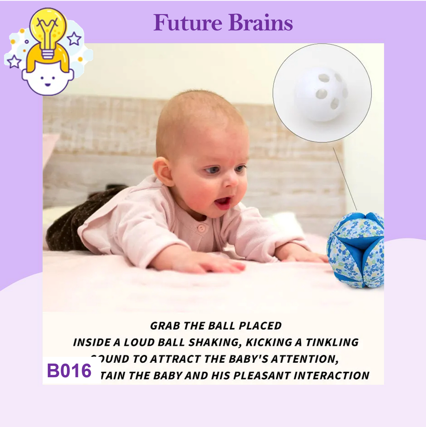 B016 - Montessori baby cloth ball