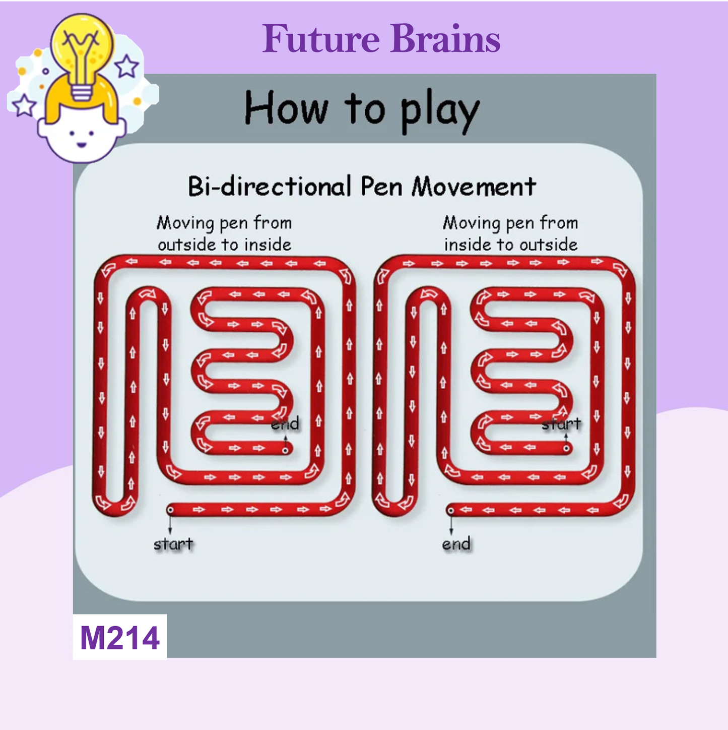 M214 - Pre-writing Board Left and Right brain control