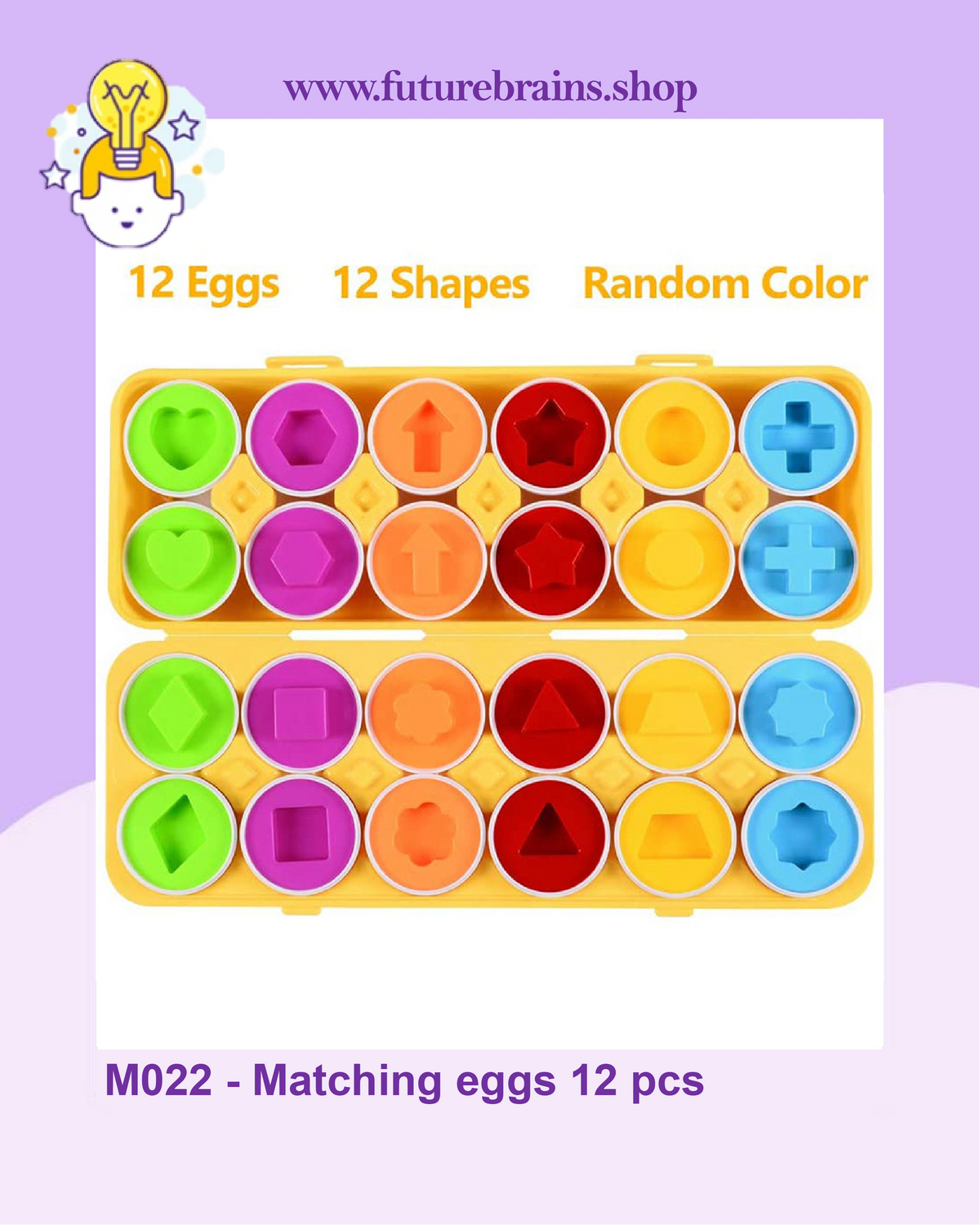 M022 - Matching eggs 12 pcs