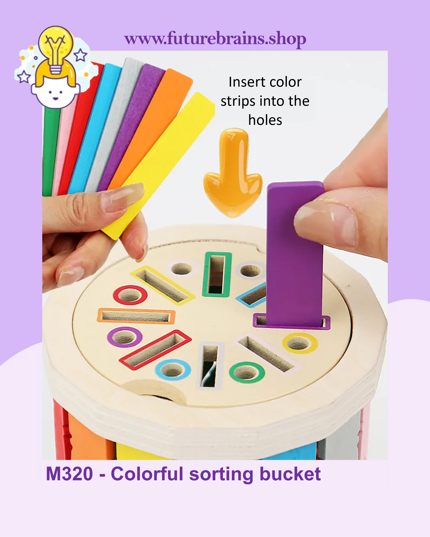 M320 - Colorful sorting bucket