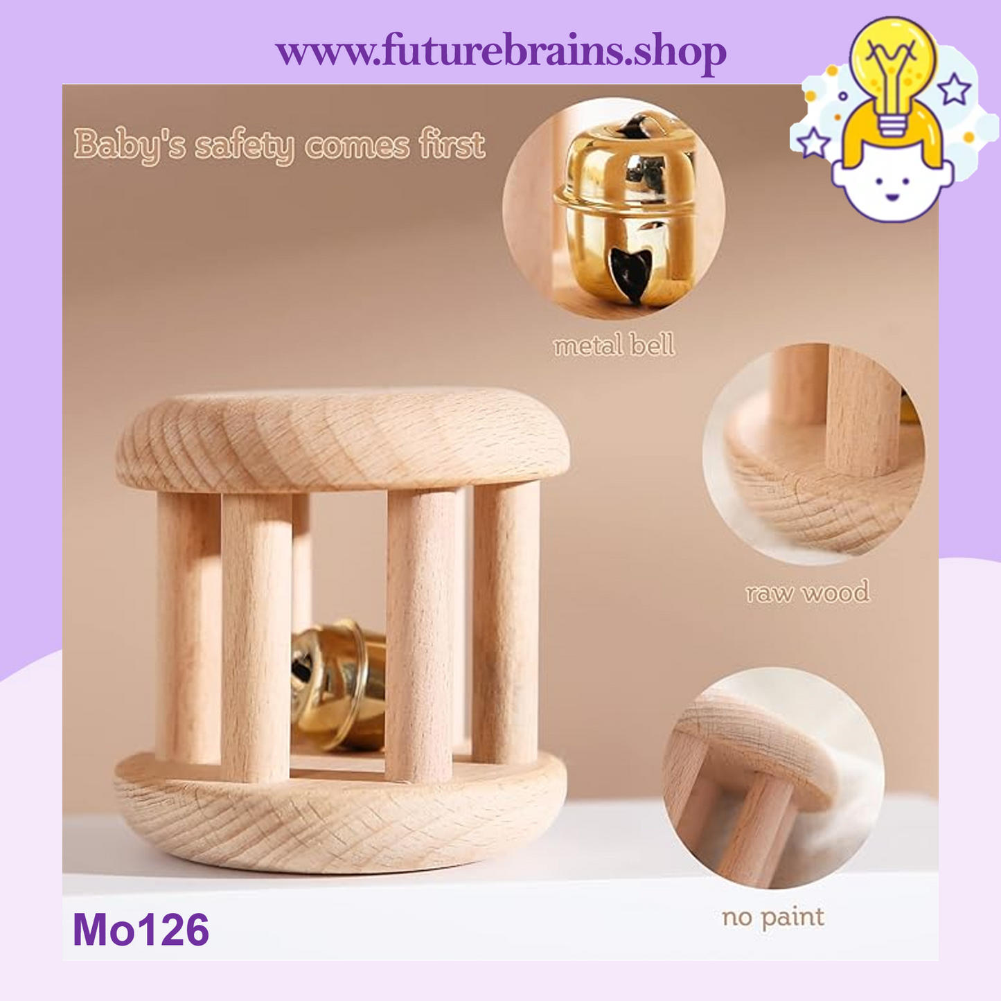 Mo126 - Montessori infant bell