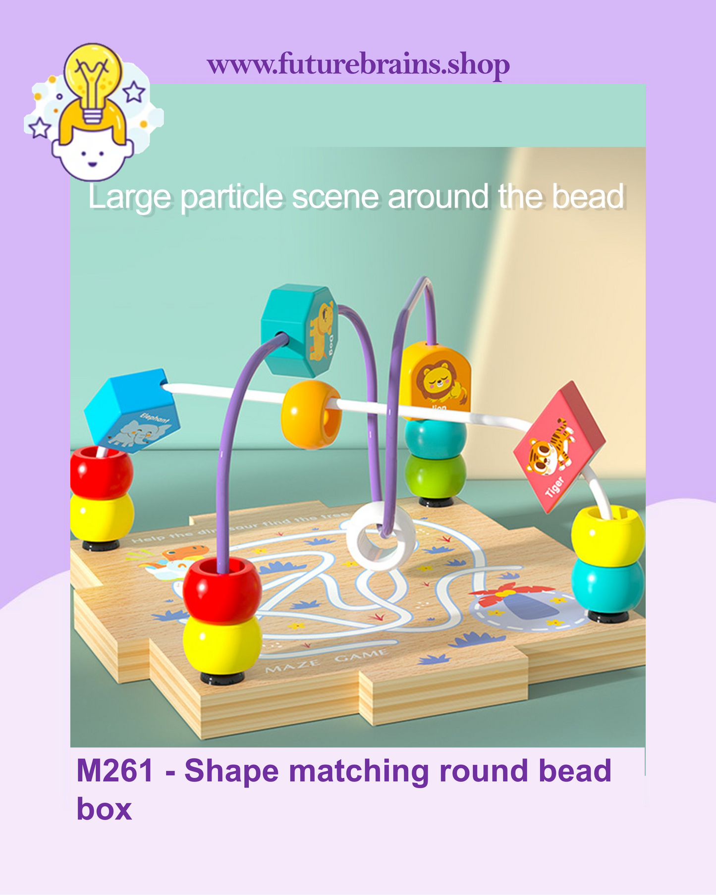 M261 - Shape matching round bead box
