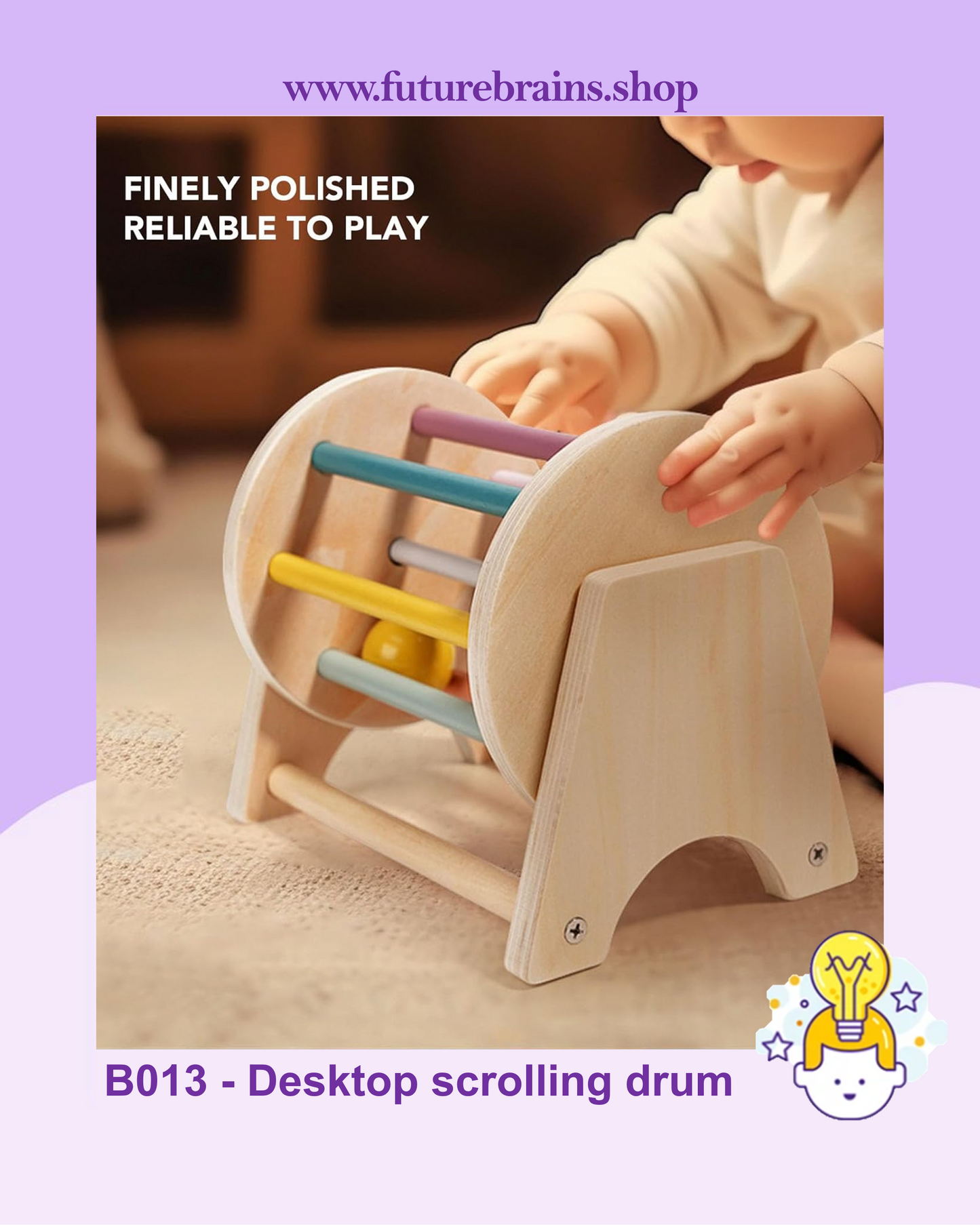 B013 - Desktop scrolling drum