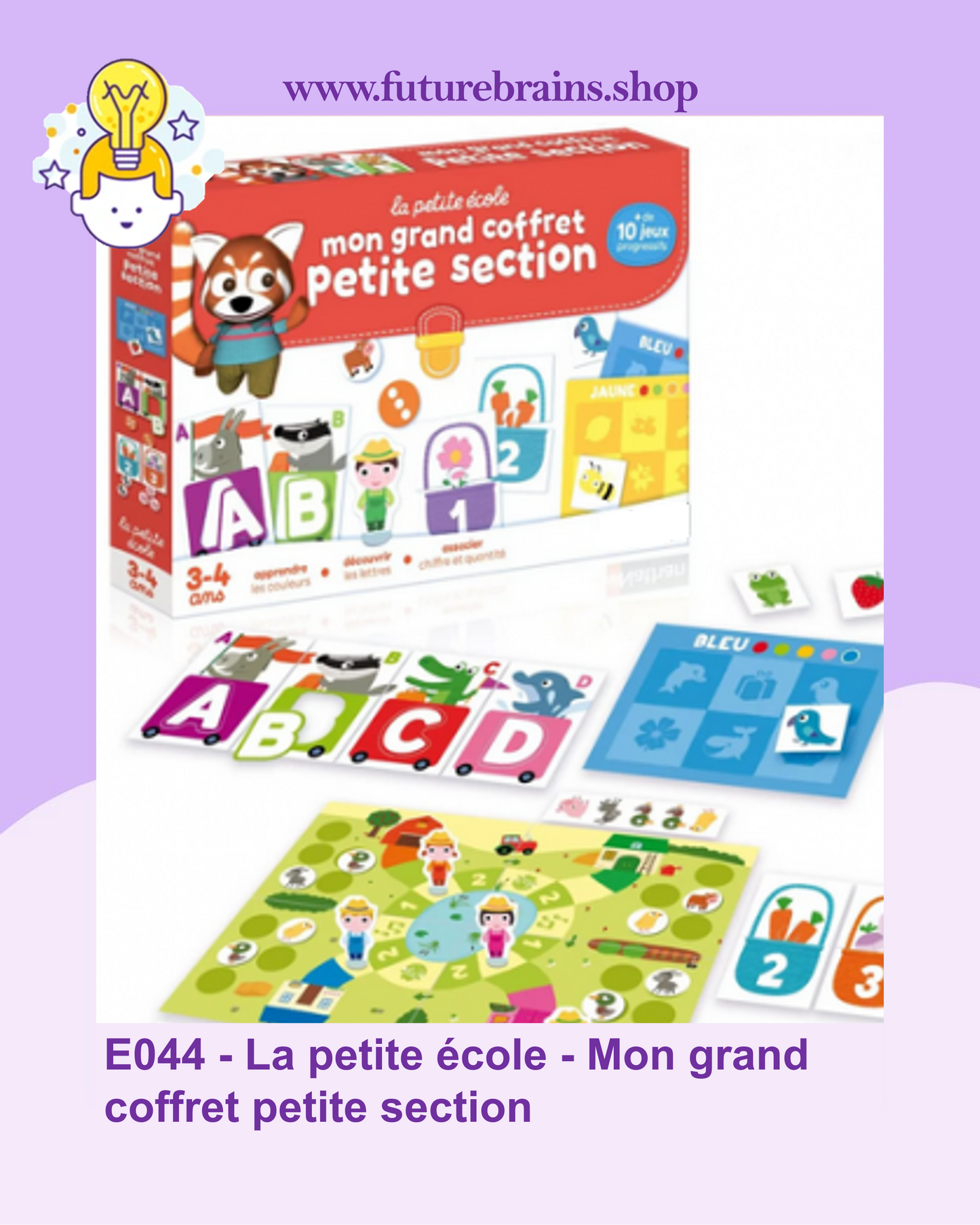 E044 - La petite ecole - Mon grand coffret petite section