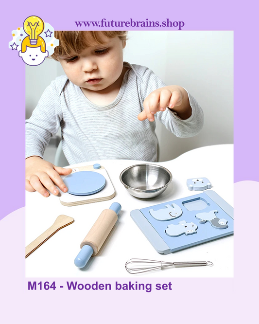 M164 - Wooden baking set