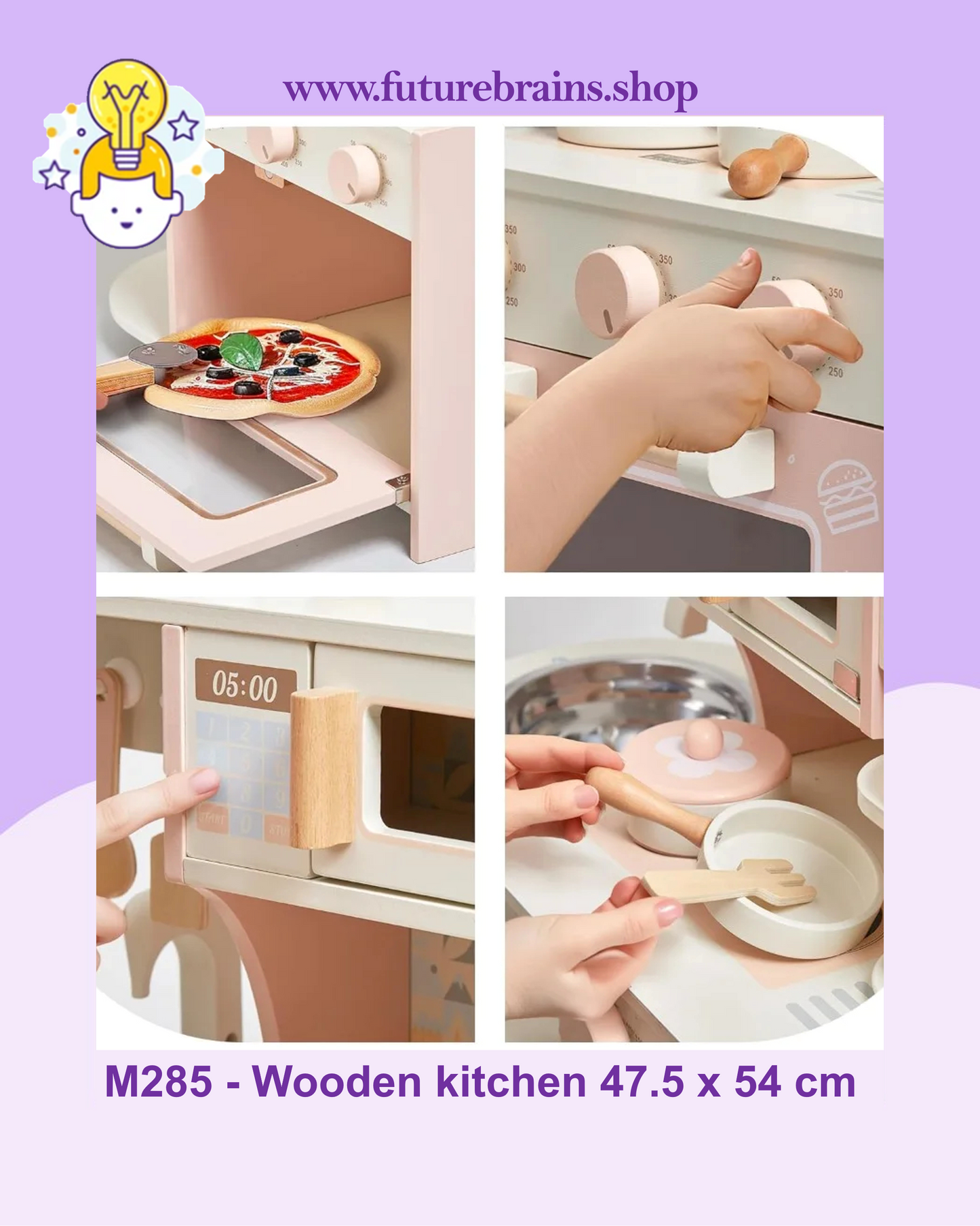 M285 - Wooden kitchen toy 47.5 x 54 cm (FREE DELIVERY)