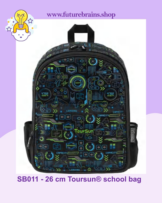 SB011 - 26 cm Toursun® school bag video games design