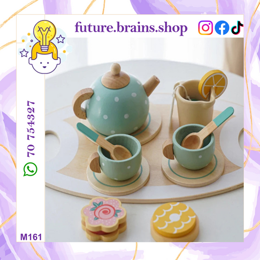 M161 - Wooden afternoon tea set