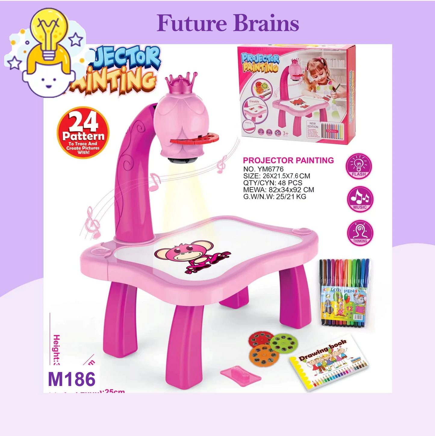 M186 - Projector painting