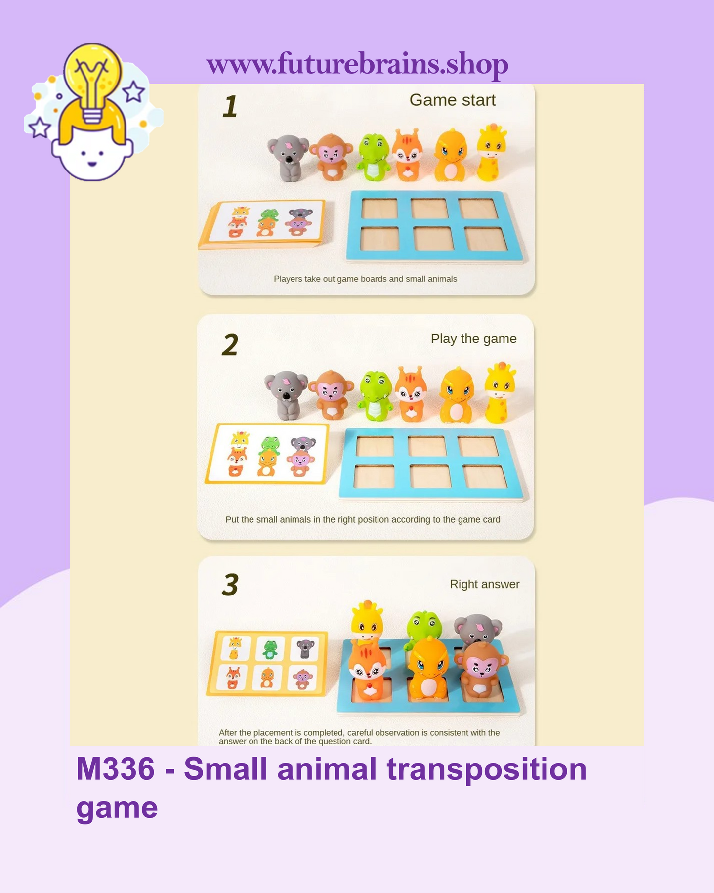 M336 - Small animal transposition game