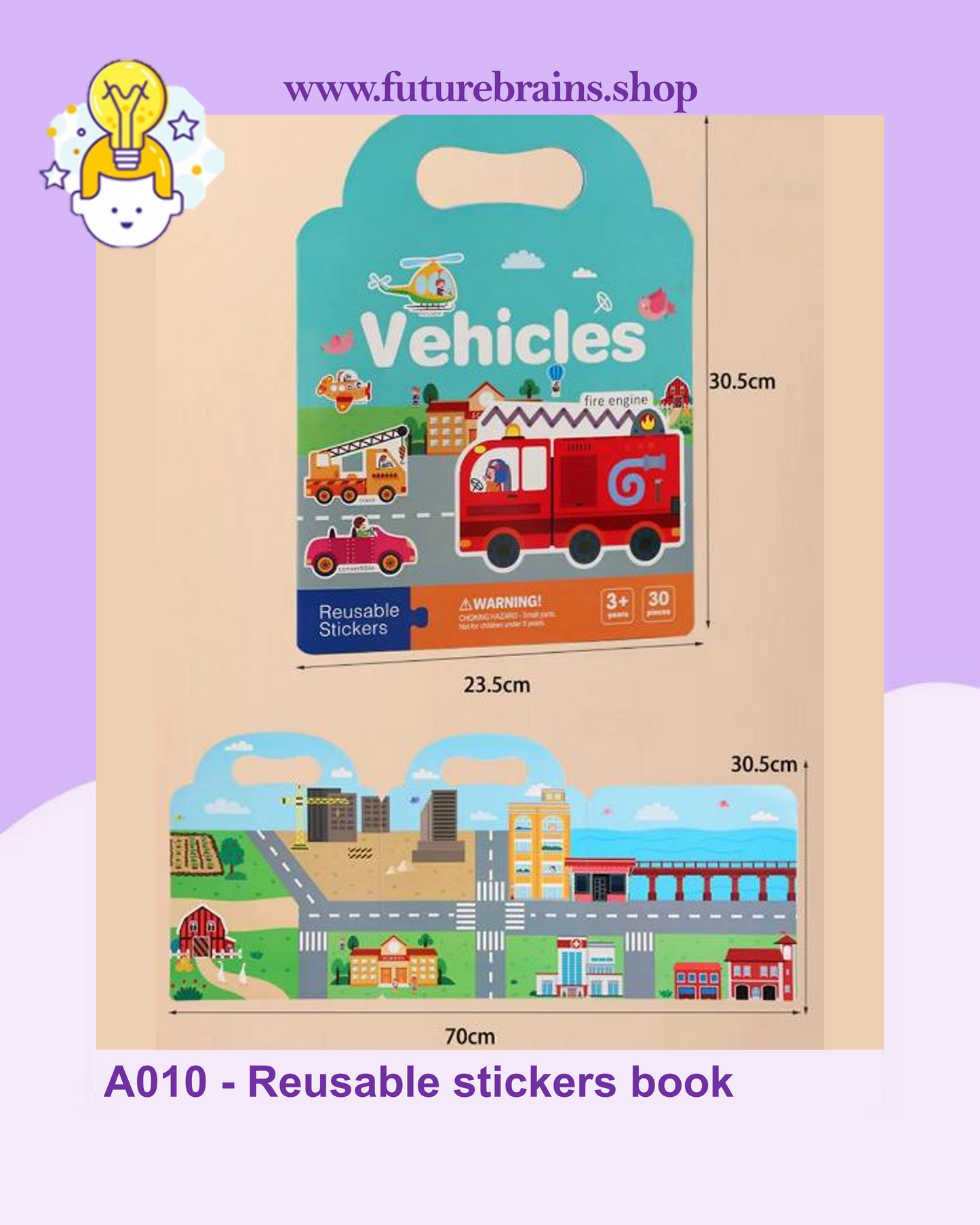 A010 - Reusable stickers book