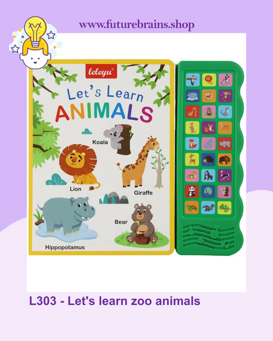 L303 - Let's learn zoo animals (sound book)
