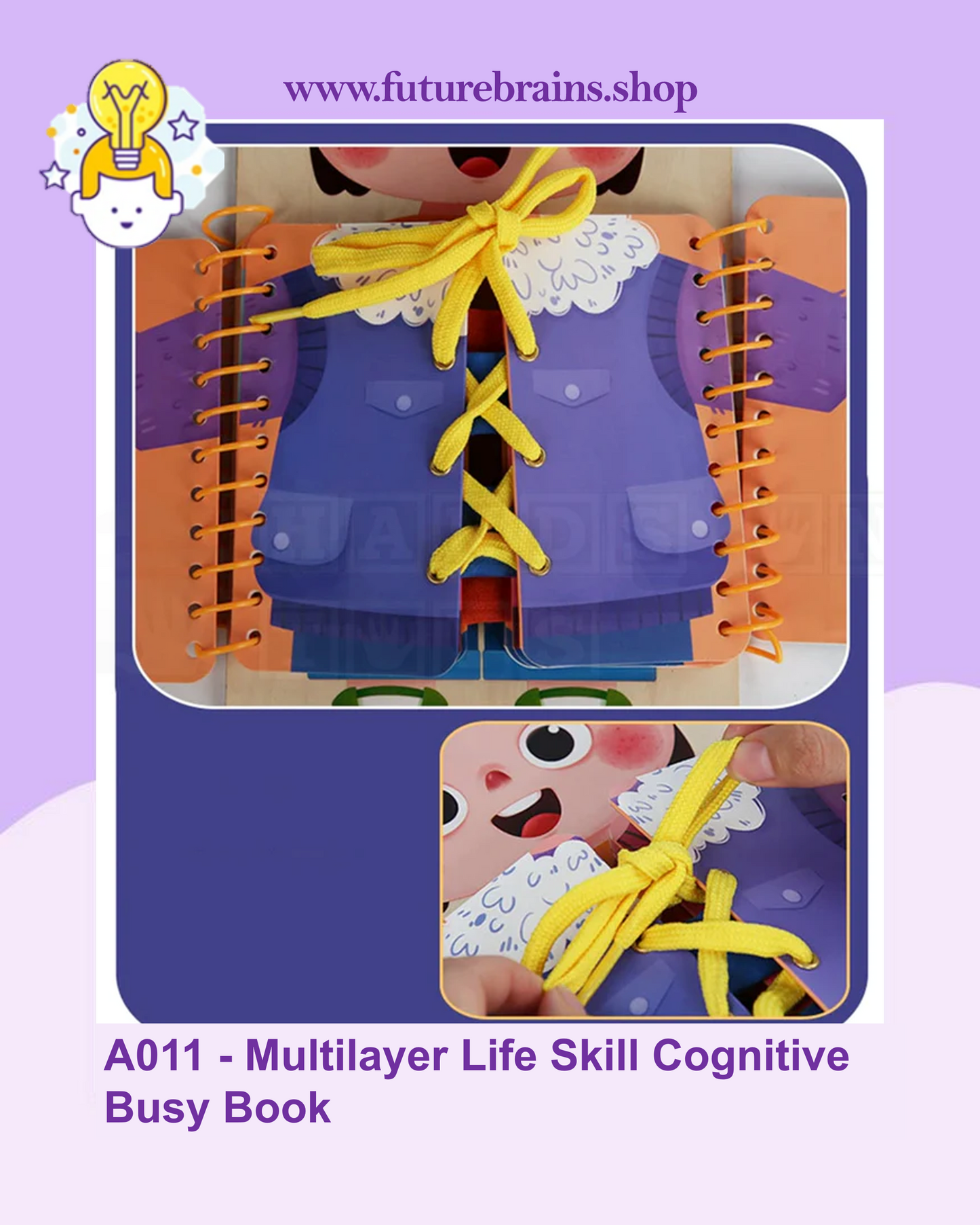 A011 - Multilayer Life Skill Cognitive Busy Book