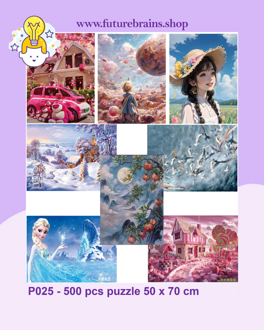 P025 - 500 pcs puzzle 50 x 70 cm
