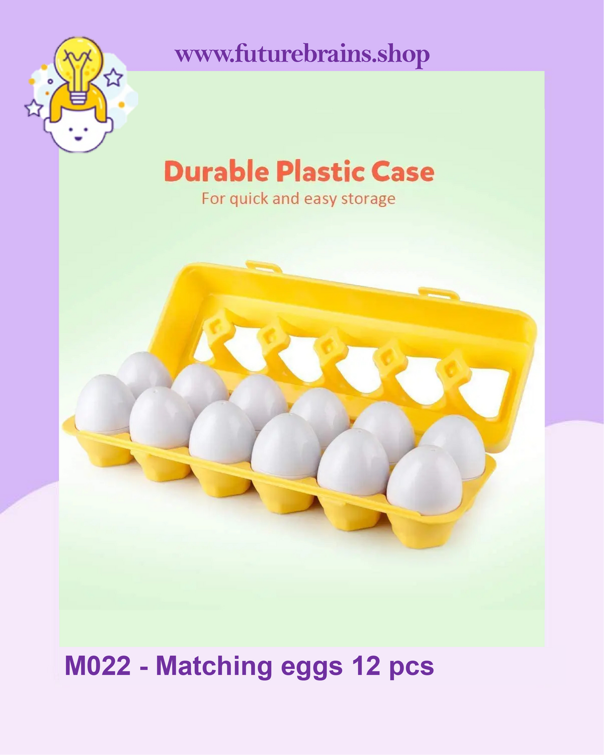 M022 - Matching eggs 12 pcs