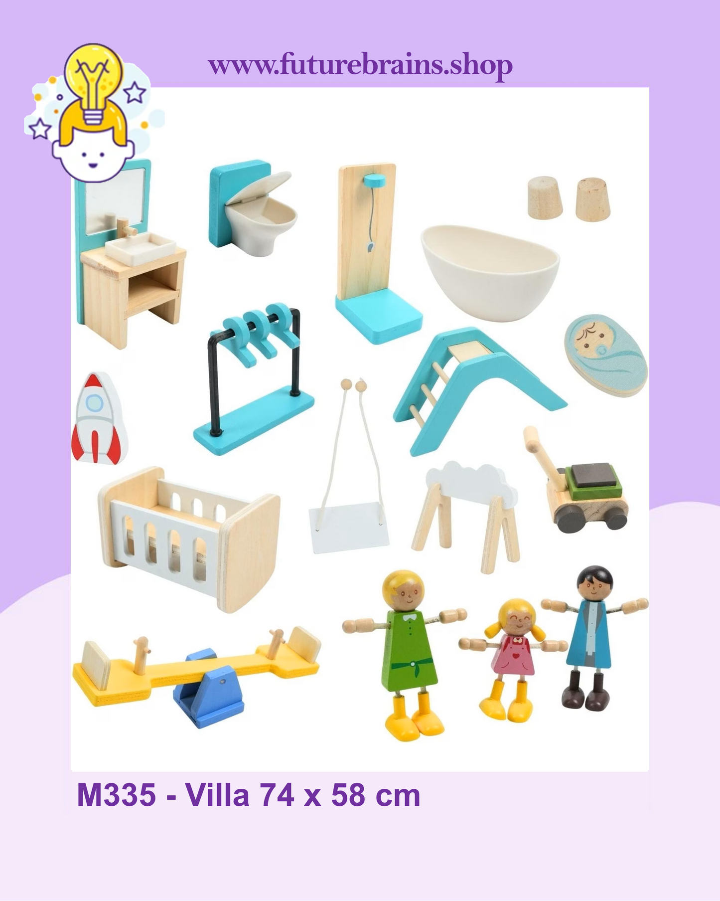M335 - Villa 74 x 58 cm (FREE DELIVERY)
