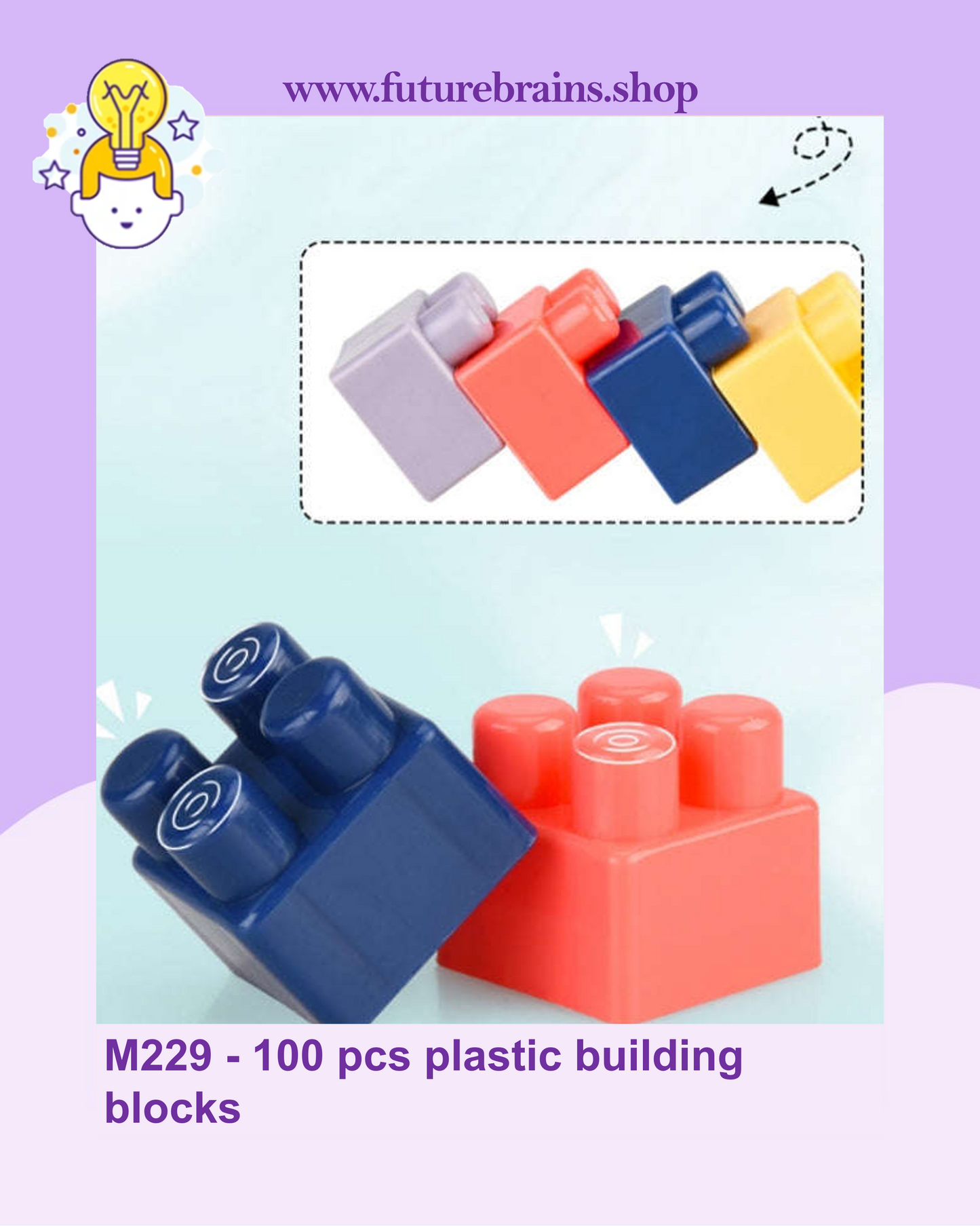 M229 - 100 pcs plastic building blocks