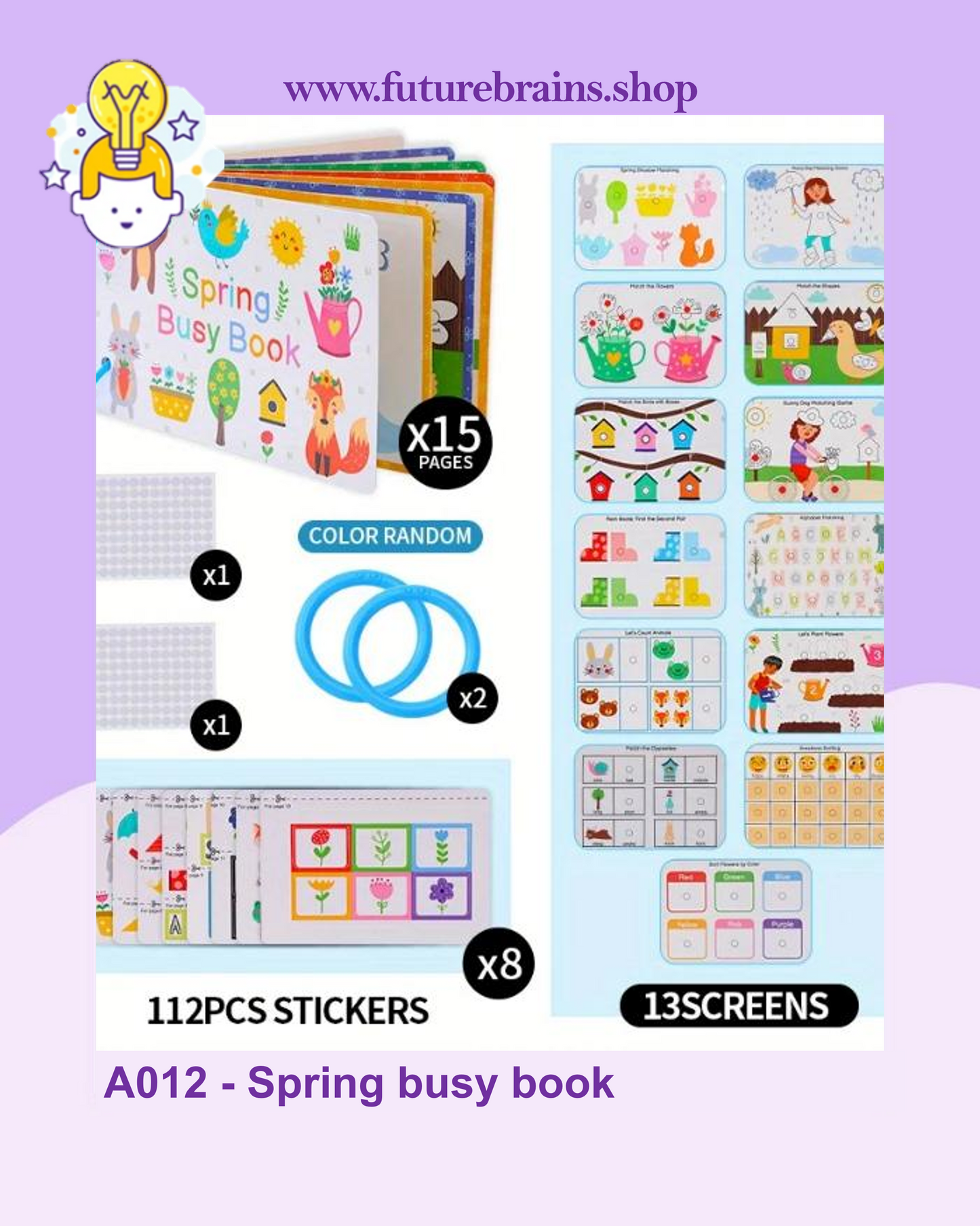 A012 - Spring busy book