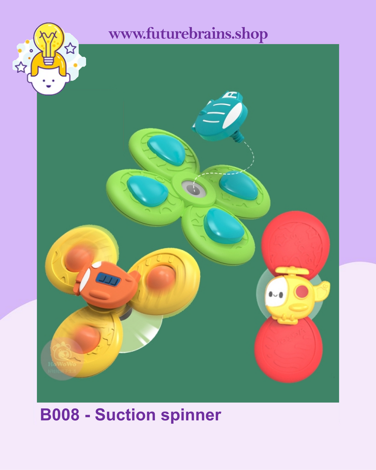 B008 - Suction spinner (3 pcs / set)