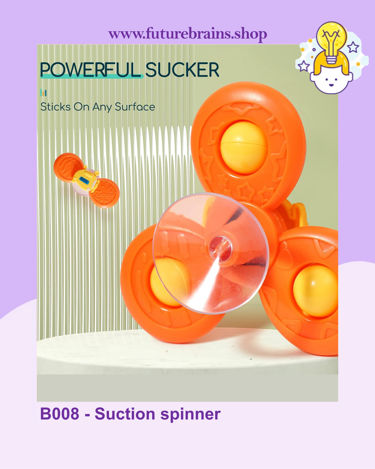 B008 - Suction spinner (3 pcs / set)
