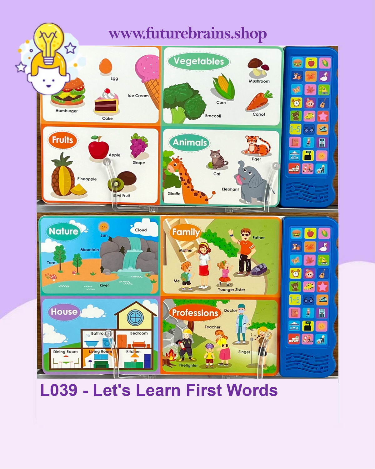 L039 - Let's Learn First Words (Sound book)