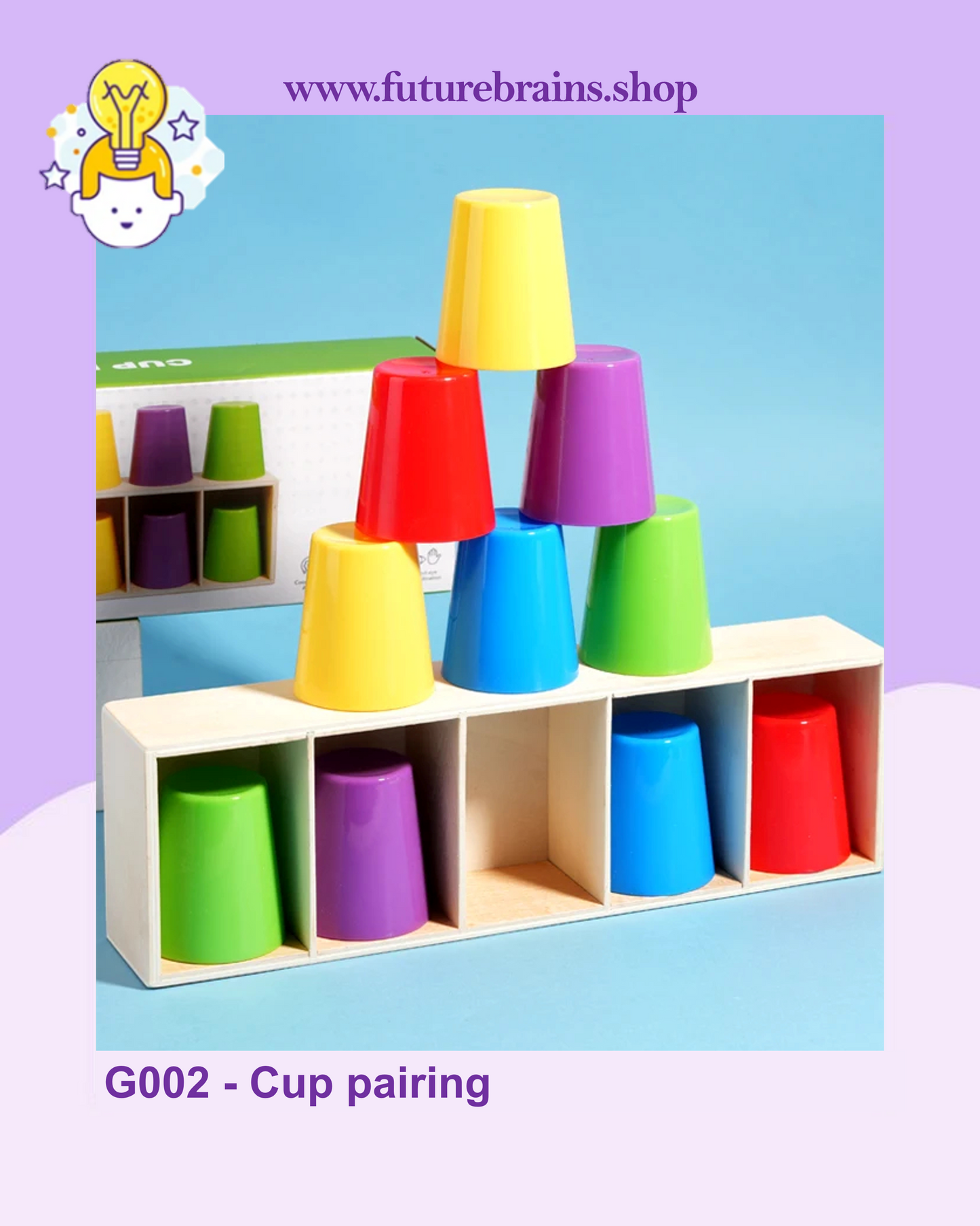 G002 - Cup pairing (Colors memory game)