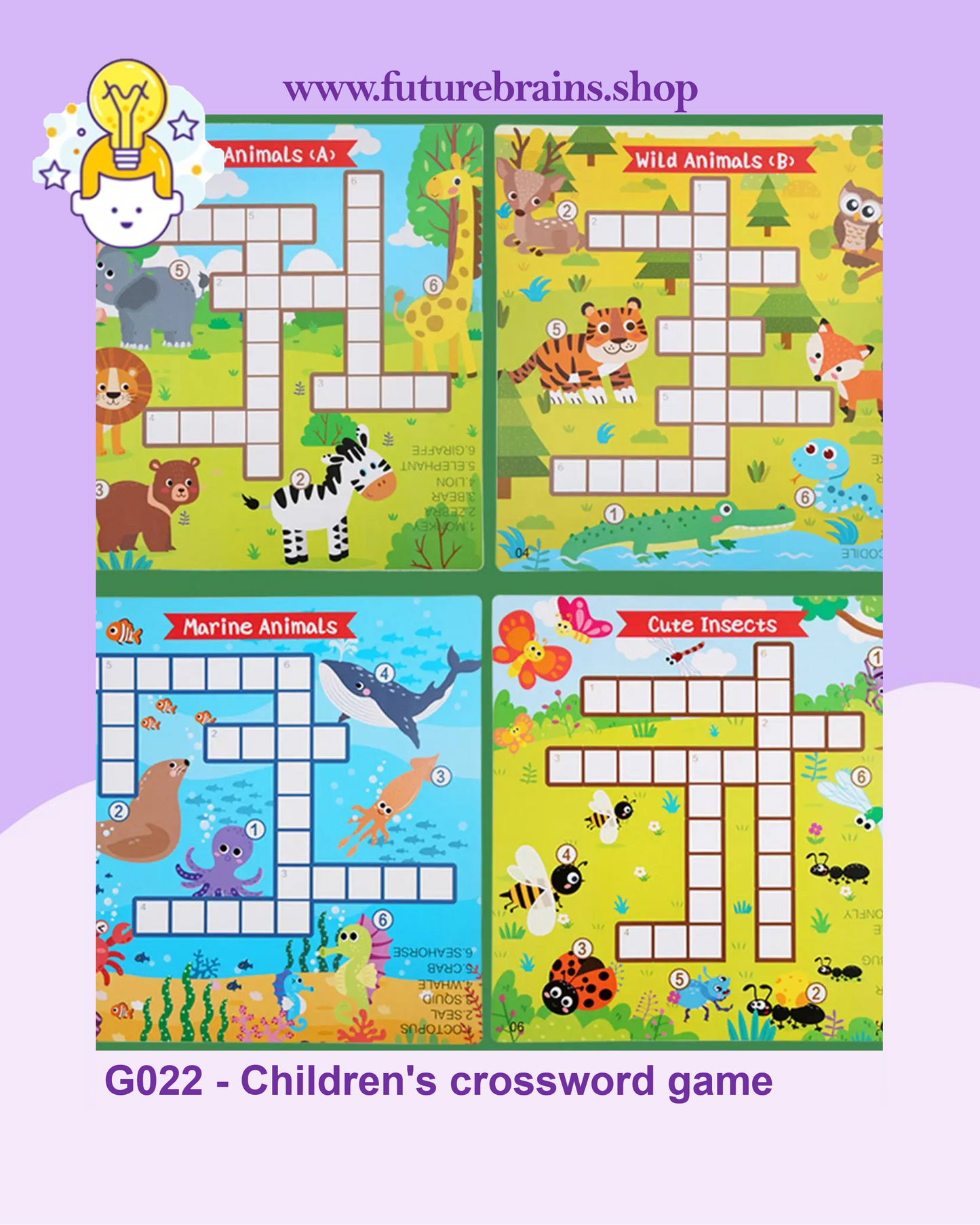 G022 - Children's crossword game