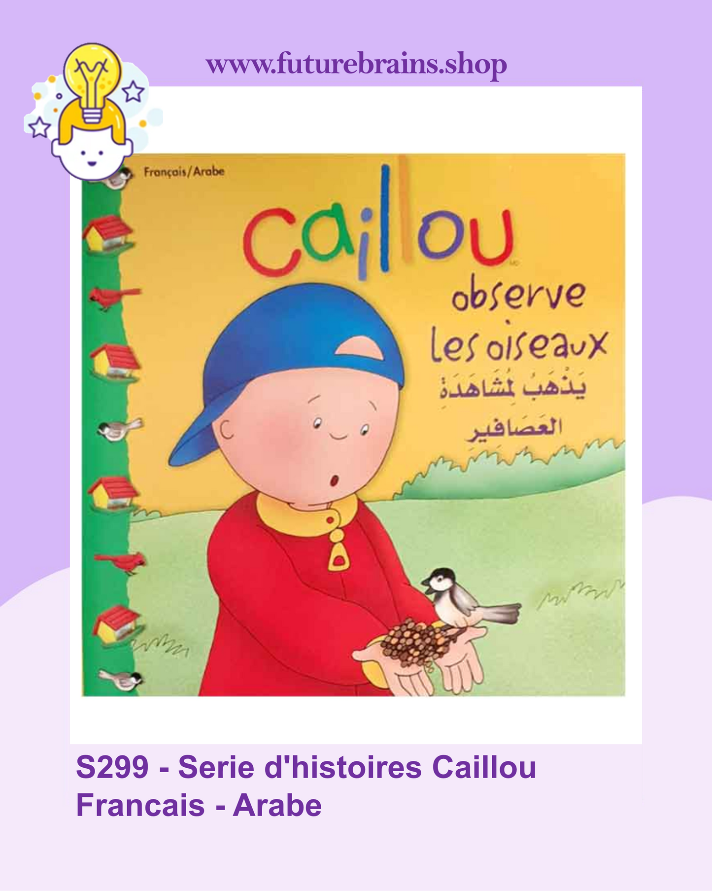 S299 - Serie d'histoires Caillou Francais - Arabe