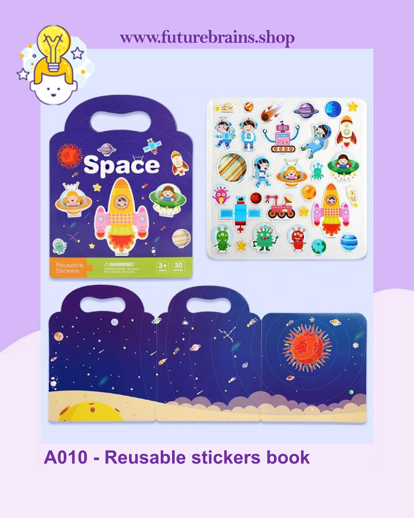 A010 - Reusable stickers book