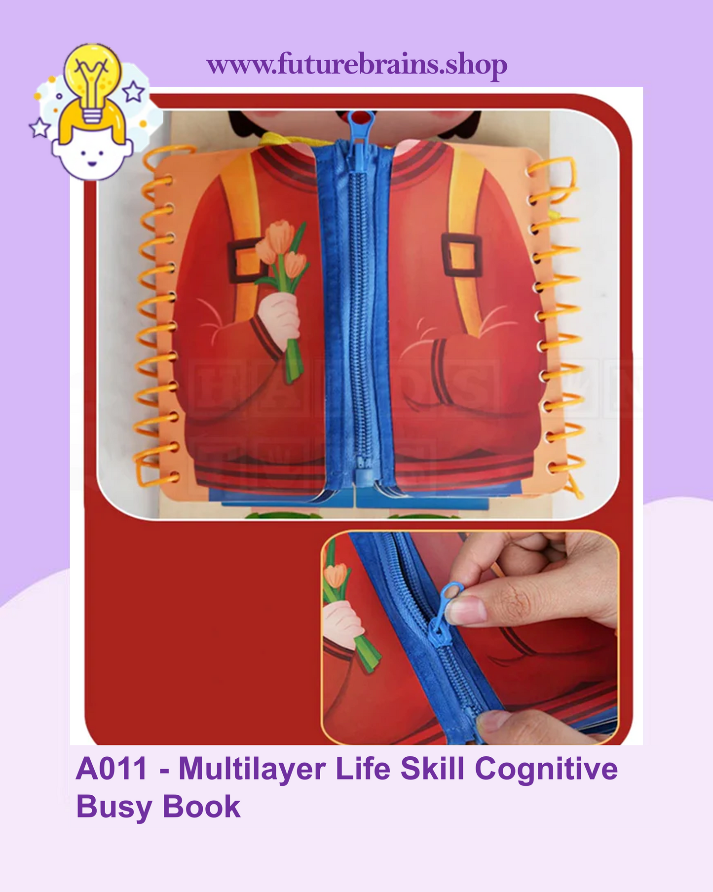 A011 - Multilayer Life Skill Cognitive Busy Book