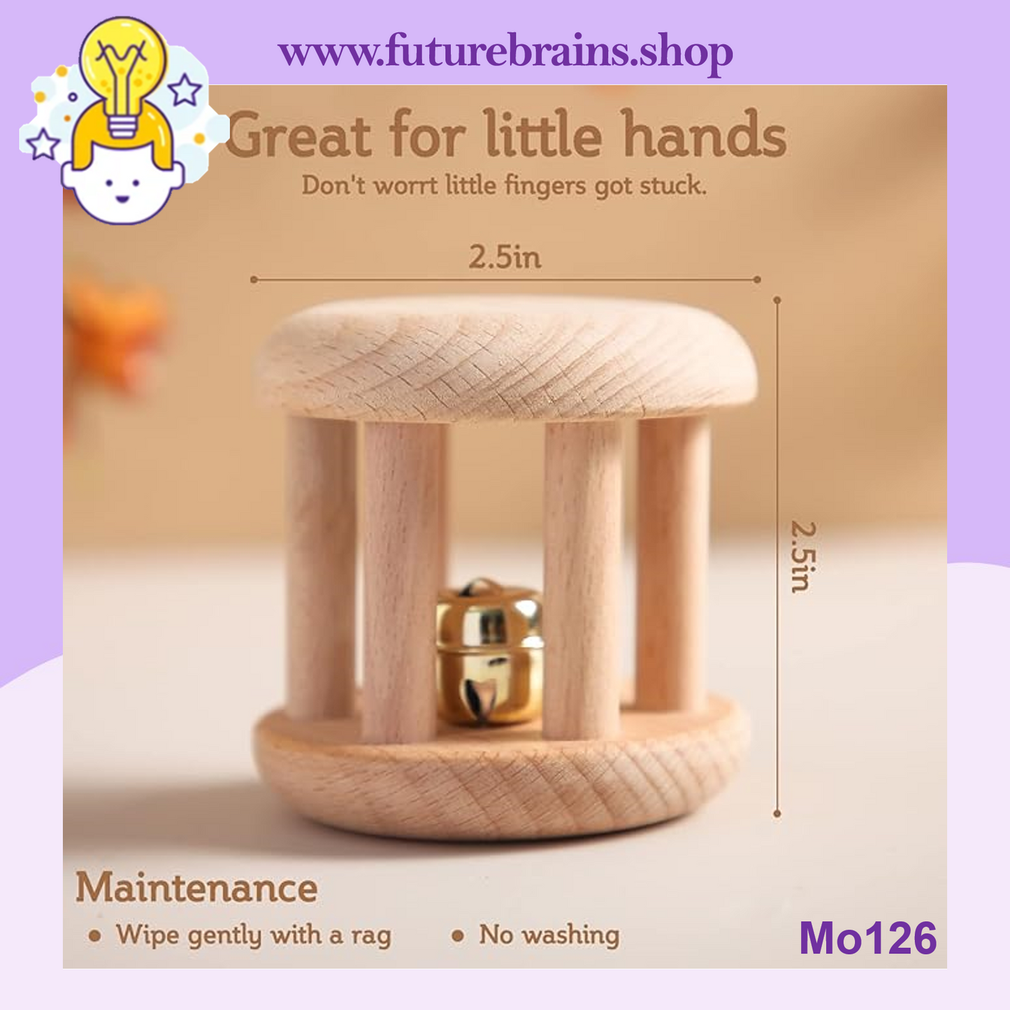 Mo126 - Montessori infant bell