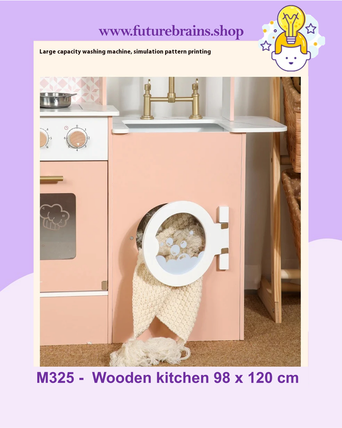 M325 -  Wooden kitchen 98 x 120 cm (FREE DELIVERY)