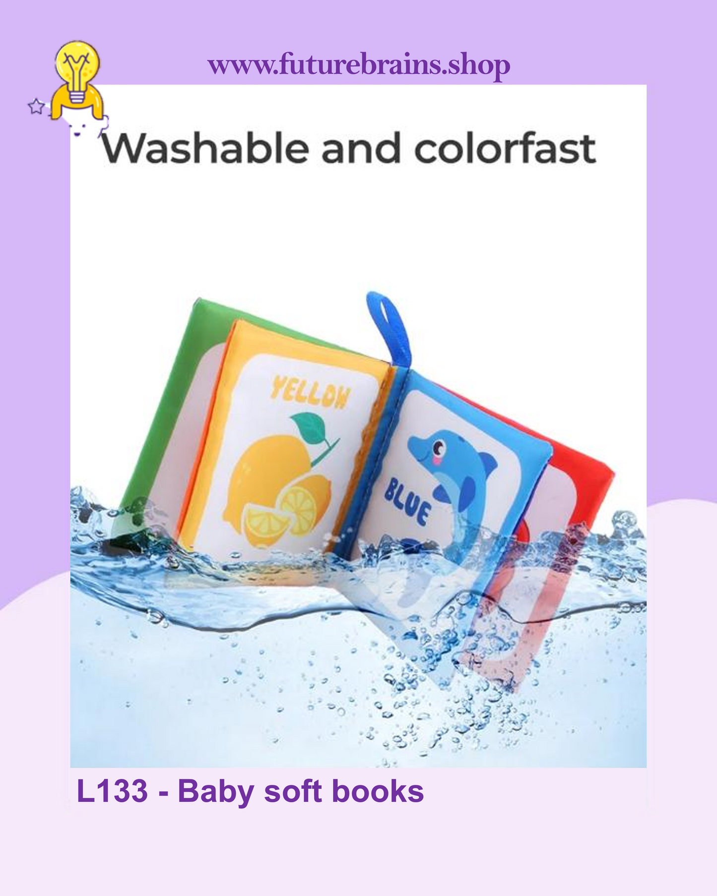 L133 - Colored baby soft books