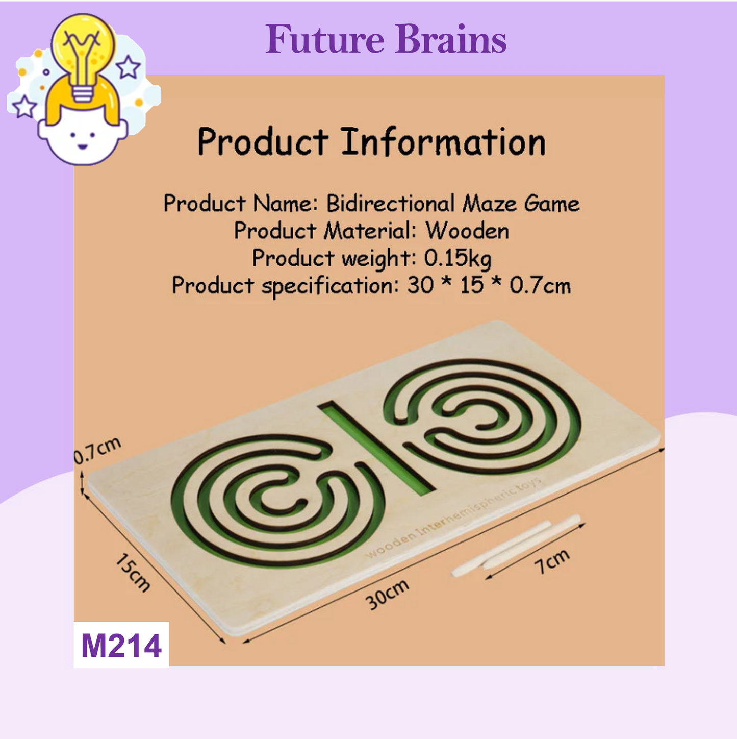 M214 - Pre-writing Board Left and Right brain control