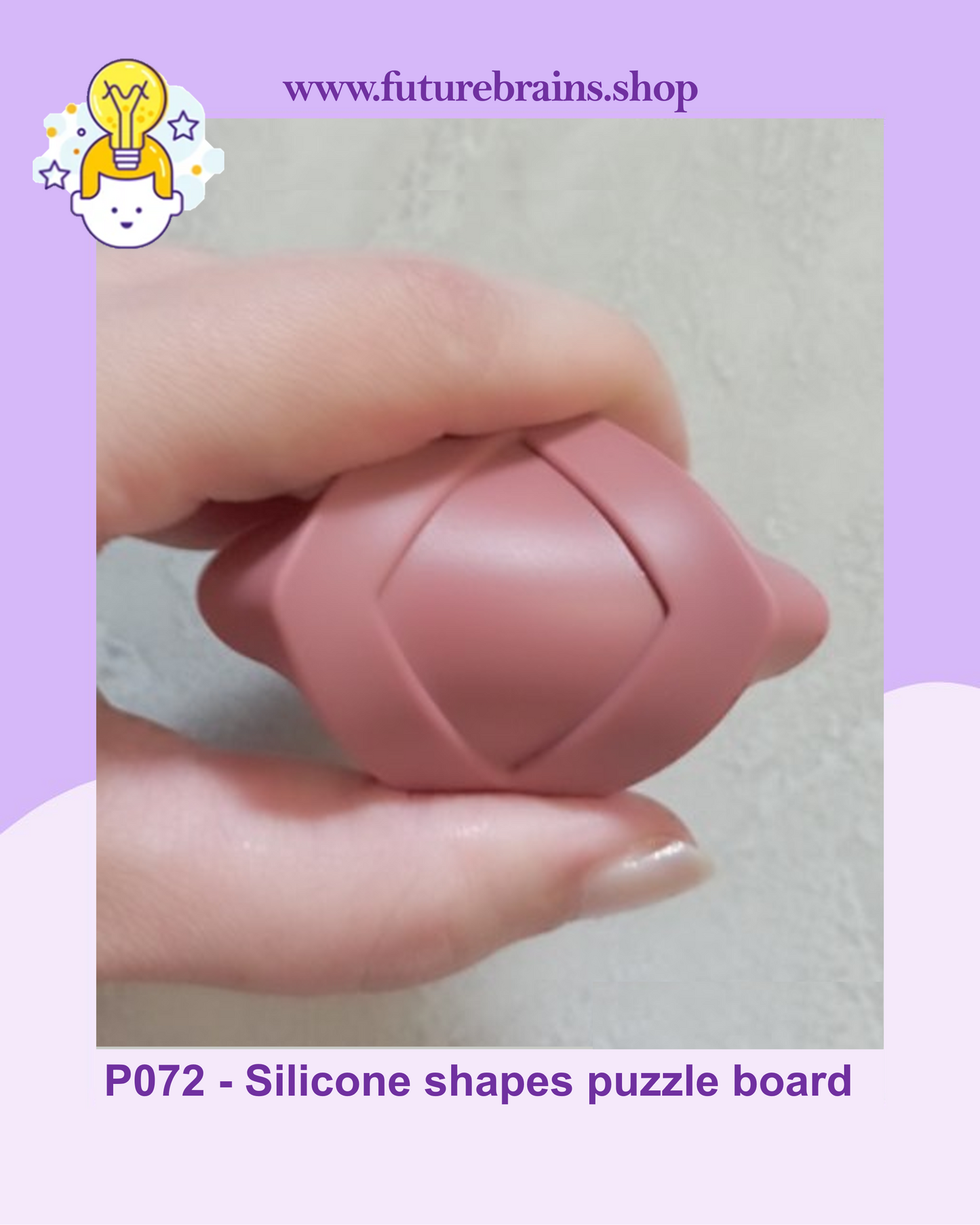 P072 - Silicone shapes puzzle board