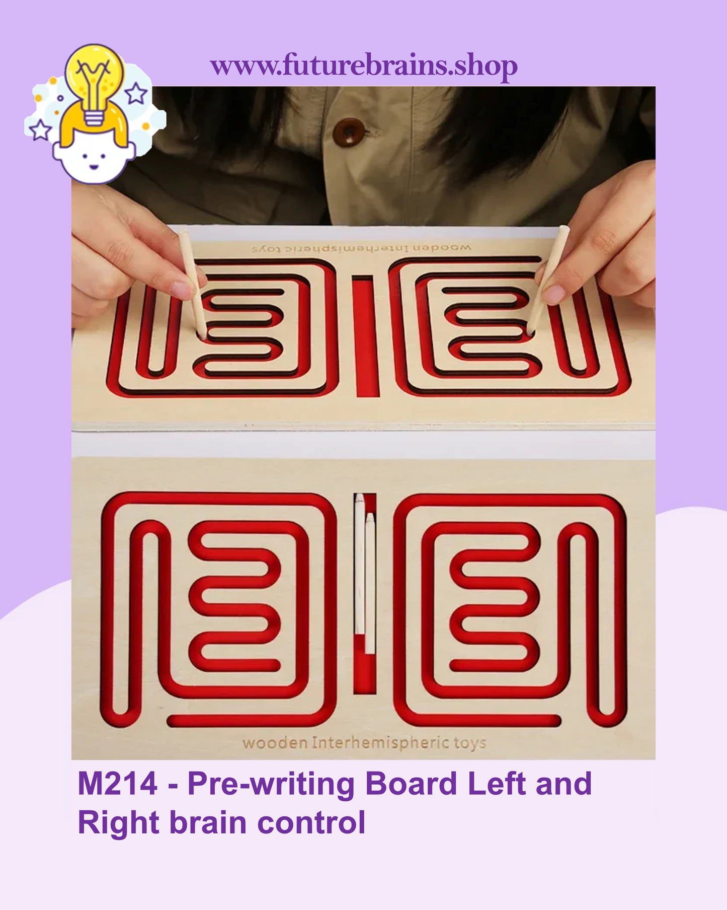 M214 - Pre-writing Board Left and Right brain control