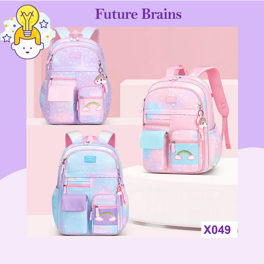 X049 - Rainbow school bag 41 x 30 cm