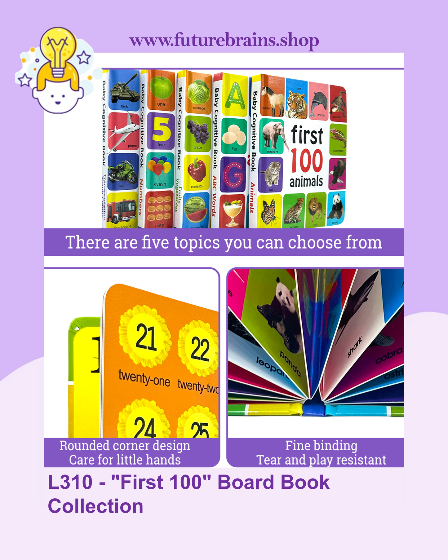 L310 - "First 100" Board Book Collection