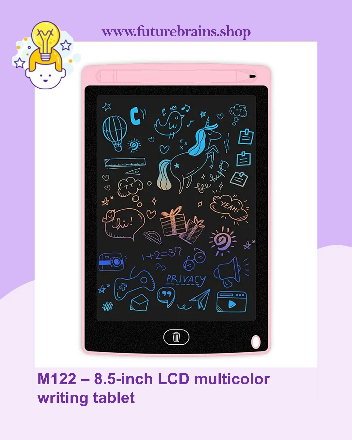 LCD multicolor writing tablet (Buy 5 get 10% off)