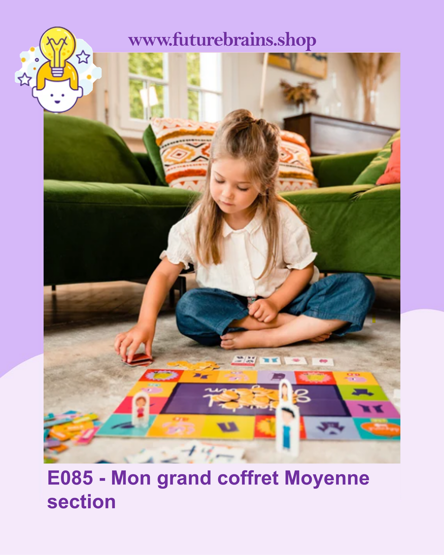 E085 - La petite ecole - Mon grand coffret Moyenne section