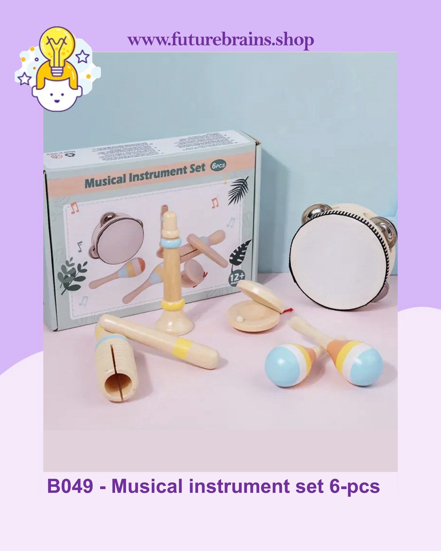 B049 - Musical instrument set 6-pcs