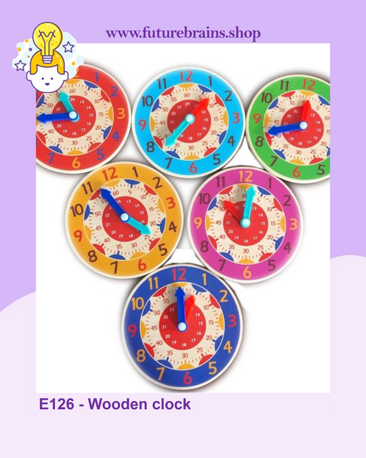 E126 - Wooden clock